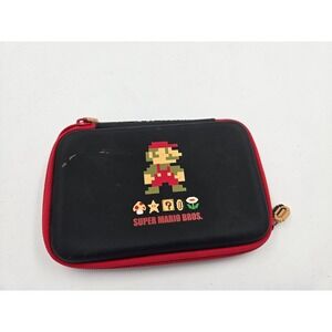 HORI Retro Super Mario Bros Nintendo 3DS XL Hard Pouch Storage Case Red/Black